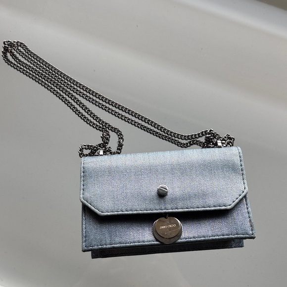 Jimmy Choo Handbags - Jimmy Choo Light Blue Crossbody Bag